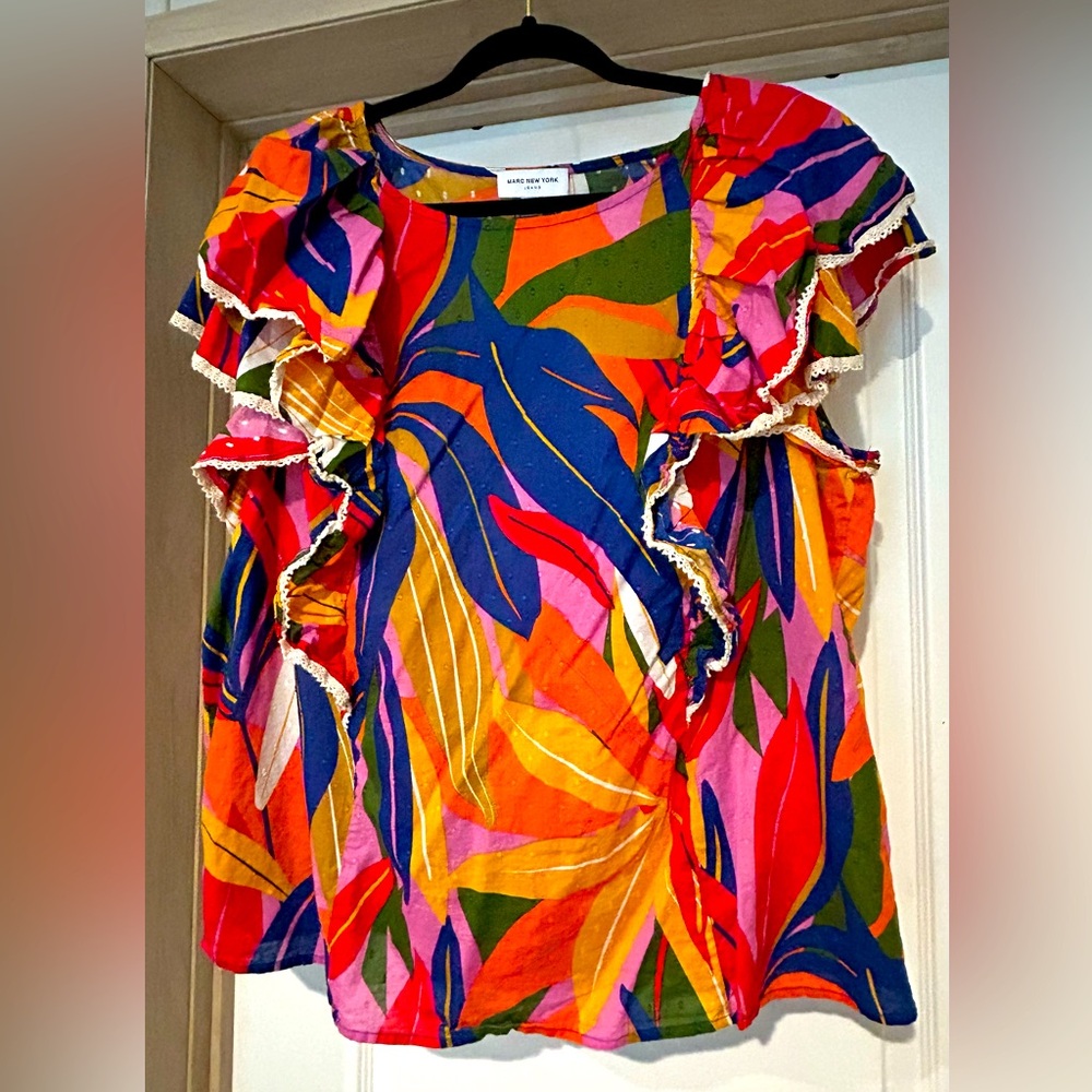 Marc New York Colorful Blouse
